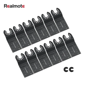 Realmote 14pcs Multi-Function Bi-metal Precision Saw Blade Oscillating Multitool Electrical Tools Accessories
Realmote 14pcs Multi-Function Bi-metal Precision Saw Blade Oscillating Multitool Electrical Tools Accessories
