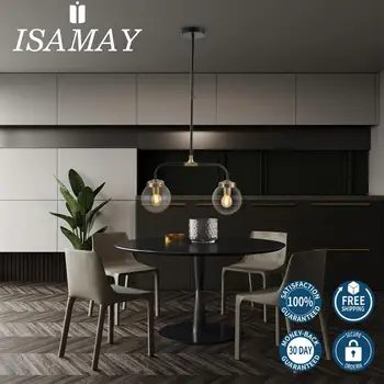 Nordic Industrial Pendant Lamp E14 LED Glass Hanging Lights for Kitchen Loft Bar living room Bedroom indoor Lighting Fixtures
Nordic Industrial Pendant Lamp E14 LED Glass Hanging Lights for Kitchen Loft Bar living room Bedroom indoor Lighting Fixtures