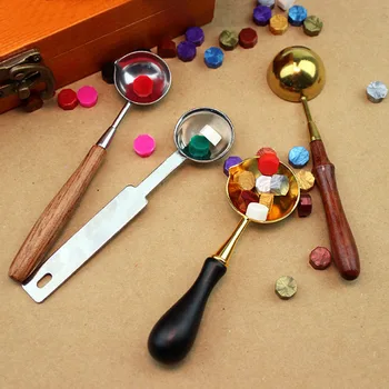 Vintage Sealing Stamp Wax Melting Spoons 1Pc DIY Scrapbooking Envelope Seal Wood Handle Wax Spoon Craft Decor Not easy to Deform
Vintage Sealing Stamp Wax Melting Spoons 1Pc DIY Scrapbooking Envelope Seal Wood Handle Wax Spoon Craft Decor Not easy to Deform