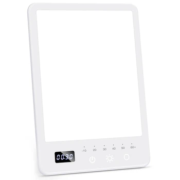 Sad Lamp, Stepless Brightness Light Therapy Lamp UV Free 10000 Lux, Press Dimming Eye Lamp, Mood Light US Plug
Sad Lamp, Stepless Brightness Light Therapy Lamp UV Free 10000 Lux, Press Dimming Eye Lamp, Mood Light US Plug