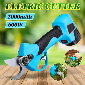 Cordless 2000mAh 600W Rechargeable Electric Pruning Scissors Pruning Shears Garden Pruner Secateur Branch Cutter Cutting Tool
Cordless 2000mAh 600W Rechargeable Electric Pruning Scissors Pruning Shears Garden Pruner Secateur Branch Cutter Cutting Tool