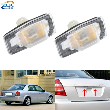 

ZUK Rear License Plate Light For for Mazda MPV Protege Tribute Familia 323 Protege BJ 1998-2003 Miata