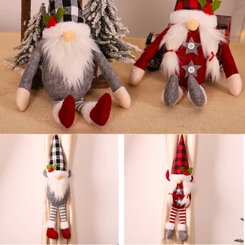 Christmas Doll Door Curtain Buckle Curtain Holders Clip Tieback Hanging Ornament Festival Supplies Home Gift for Xmas Party
Christmas Doll Door Curtain Buckle Curtain Holders Clip Tieback Hanging Ornament Festival Supplies Home Gift for Xmas Party