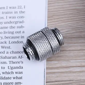 G1/4 Outer Thread 360 Degree Rotary PC Water Cooling System Tube Adapter
G1/4 Outer Thread 360 Degree Rotary PC Water Cooling System Tube Adapter