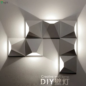 Nordic DIY Led Wall Lamp Bedroom Geometry Metal Led Wall Lights Living Room Led Wall Light Fixtures Corridor Led Wall Sconce
Nordic DIY Led Wall Lamp Bedroom Geometry Metal Led Wall Lights Living Room Led Wall Light Fixtures Corridor Led Wall Sconce