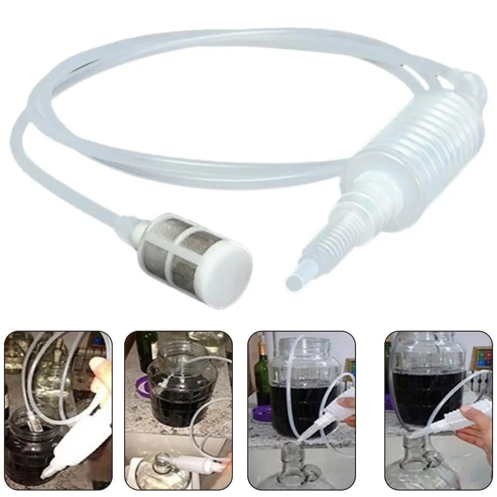 Manual Plastic Home Brew Syphon Tube Pipe Hose Water Wine Hand Transfer Pump For Drop Ship Wine Beer Making Tool Brewing Food
Manual Plastic Home Brew Syphon Tube Pipe Hose Water Wine Hand Transfer Pump For Drop Ship Wine Beer Making Tool Brewing Food