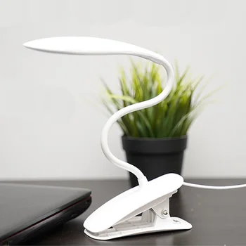 Clip LED Desk Lamp USB Charging Reading Light with Sturdy Gooseneck for Desk, Bed Headboard and Computer
Clip LED Desk Lamp USB Charging Reading Light with Sturdy Gooseneck for Desk, Bed Headboard and Computer