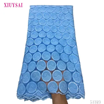 XIUYSAI Lace Fabric New Arrival Blue Tulle Lace Fabric Embroidery Lace 2020 High Quality Nigerian Lace Fabric For Wedding S929
XIUYSAI Lace Fabric New Arrival Blue Tulle Lace Fabric Embroidery Lace 2020 High Quality Nigerian Lace Fabric For Wedding S929