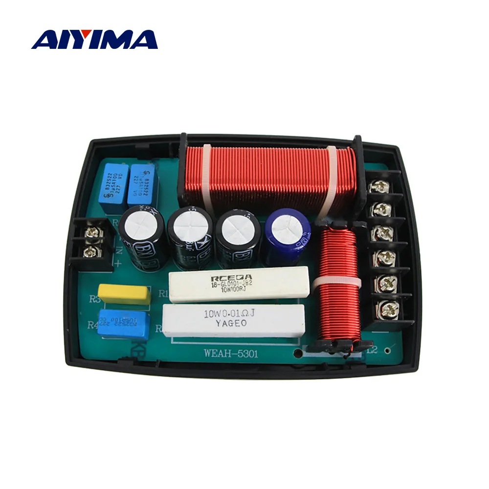 AIYIMA 1Pcs 220W 3 Way Audio Speaker Crossover Treble Midrange Bass Crossover Speakers Filter Car Frequency Divider
AIYIMA 1Pcs 220W 3 Way Audio Speaker Crossover Treble Midrange Bass Crossover Speakers Filter Car Frequency Divider