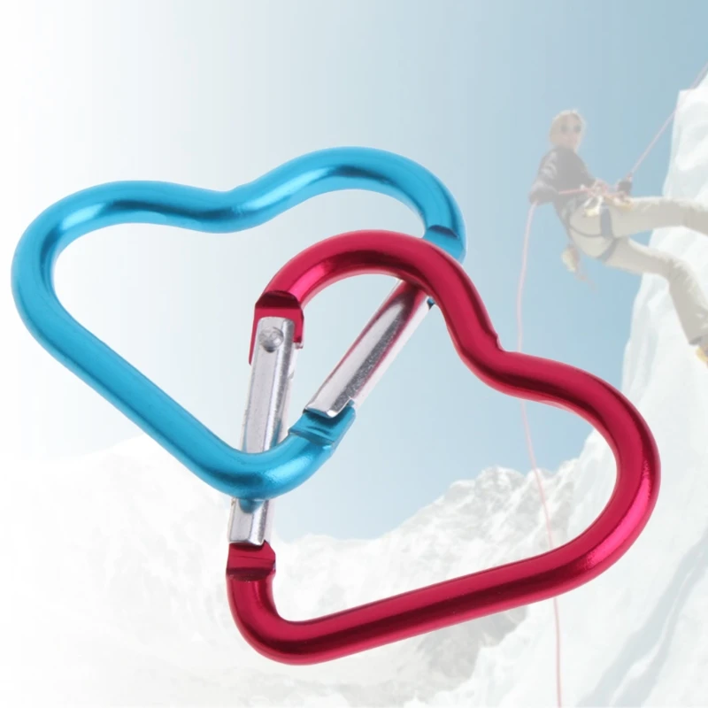 10Pcs Outdoor Ring Aluminum Heart KeyChain Hook Clip Climbing Camping Outdoor Y51D
10Pcs Outdoor Ring Aluminum Heart KeyChain Hook Clip Climbing Camping Outdoor Y51D