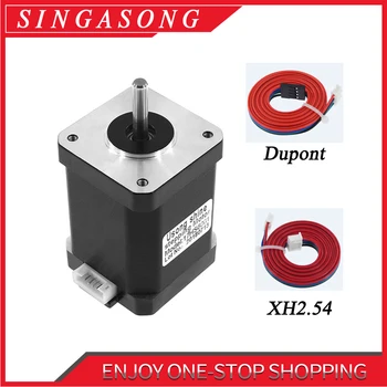 Nema 17 Stepper Motor 17HS6001 17HS6001S 1.5A 60mm Shaft Size 5mm Holding Turque 0.8N.m for 3D Printer Laser machine
Nema 17 Stepper Motor 17HS6001 17HS6001S 1.5A 60mm Shaft Size 5mm Holding Turque 0.8N.m for 3D Printer Laser machine