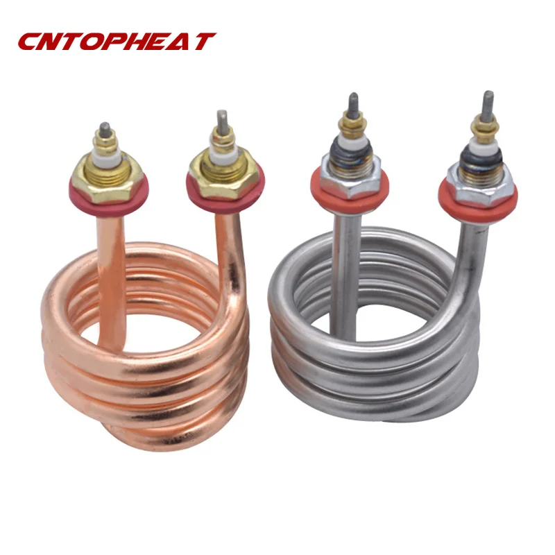 220v 2500w Electric Distilling Heating Element Spiral Heater Tube Immersion Water Tubular Heater Element
220v 2500w Electric Distilling Heating Element Spiral Heater Tube Immersion Water Tubular Heater Element