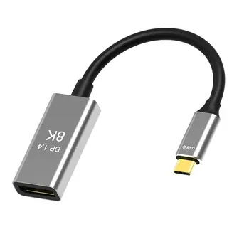 Type C USB C to DisplayPort1.4 8K Cable 8K@60Hz Male to Female Converter TYPE C to DP for MacBook for Samsung Galaxy S10
Type C USB C to DisplayPort1.4 8K Cable 8K@60Hz Male to Female Converter TYPE C to DP for MacBook for Samsung Galaxy S10
