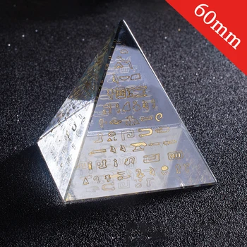 60mm Egypt Pyramid Miniature K9 Crystal Glass Egyptian Healing Reiki Chakra Energy Pyramids for Cure Feng Shui Home Decoration
60mm Egypt Pyramid Miniature K9 Crystal Glass Egyptian Healing Reiki Chakra Energy Pyramids for Cure Feng Shui Home Decoration