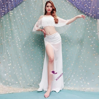 Belly Dance Training Dress 2019 New Pure Color Yarn Long-Skirt Fairy Style Oriental Dance Performance Dress Breathable Suit
Belly Dance Training Dress 2019 New Pure Color Yarn Long-Skirt Fairy Style Oriental Dance Performance Dress Breathable Suit