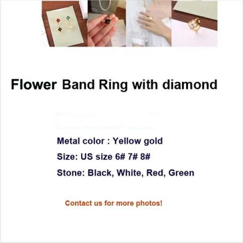 Elegant Hot Brand 1 Charm rings Women With Center Zirconia Original Design Sterling Silve Set Real Stone Top Quality Gifts
