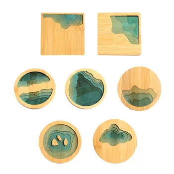 7Pcs Heat Insulation Mat Home Coasters Bamboo Coaster for Decor Office Home
7Pcs Heat Insulation Mat Home Coasters Bamboo Coaster for Decor Office Home