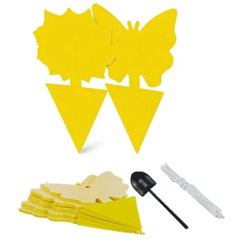 25Pcs Yellow Fruit Fly Traps Waterproof Dual-Sided Traps Flying Insect Catcher for Indoor Outdoor Use 
25Pcs Yellow Fruit Fly Traps Waterproof Dual-Sided Traps Flying Insect Catcher for Indoor Outdoor Use