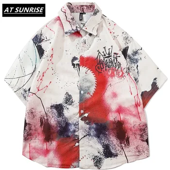 Hip Hop men Shirt Tie dye Graffiti print Streetwear Mens Hawaiian Shirt Harajuku 2020 Beach Shirt Hawaii Thin Short Sleeve shirt
Hip Hop men Shirt Tie dye Graffiti print Streetwear Mens Hawaiian Shirt Harajuku 2020 Beach Shirt Hawaii Thin Short Sleeve shirt