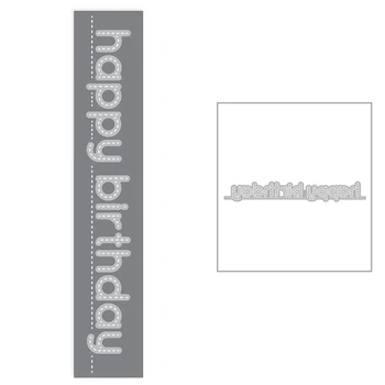 2020 New English Words Happy Birthday Sewing Thread Embossing Metal Cutting Dies For Making Greeting Card Scrapbooking No Stamps
2020 New English Words Happy Birthday Sewing Thread Embossing Metal Cutting Dies For Making Greeting Card Scrapbooking No Stamps