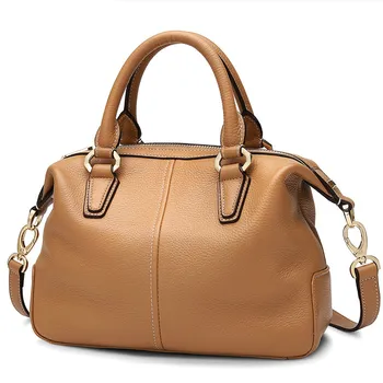 

Genuine Leather Woman Package Soft Single Shoulder Portable Satchel crossbody bags Fashion luxury women bag Bolsas Feminina Saco