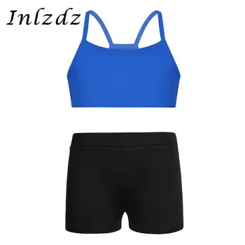 Kids Girls Gymnastic Ballet Leotard Costume Tank Bra Tops Crop Top with Boy-cut Low Rise Activewear Dance Shorts for Yoga Sports
Kids Girls Gymnastic Ballet Leotard Costume Tank Bra Tops Crop Top with Boy-cut Low Rise Activewear Dance Shorts for Yoga Sports