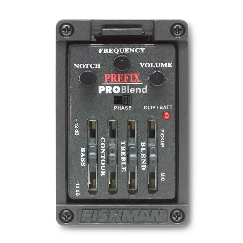 Prefix Pro Blend Гитарный пьезозвукосниматель в комплекте с предусилителем Fishman | PRO-MAN-P51