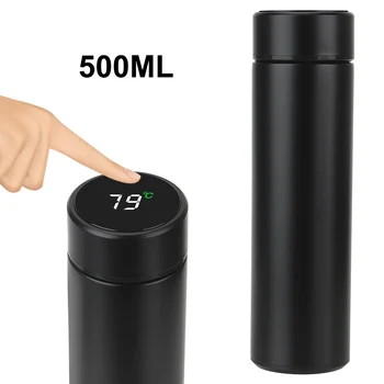 Coffee Cup Show Water Temperature Outdoor Travel 500ML Smart Insulation Cup Drinking utensils IPX7 Waterproof Stainless Steel
Coffee Cup Show Water Temperature Outdoor Travel 500ML Smart Insulation Cup Drinking utensils IPX7 Waterproof Stainless Steel