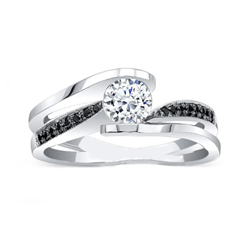 Creative Double Layer Line Interweaving Shape with Inlaid Zircon Exquisite Rings for Women Wedding Engagement Party Jewelry
Creative Double Layer Line Interweaving Shape with Inlaid Zircon Exquisite Rings for Women Wedding Engagement Party Jewelry