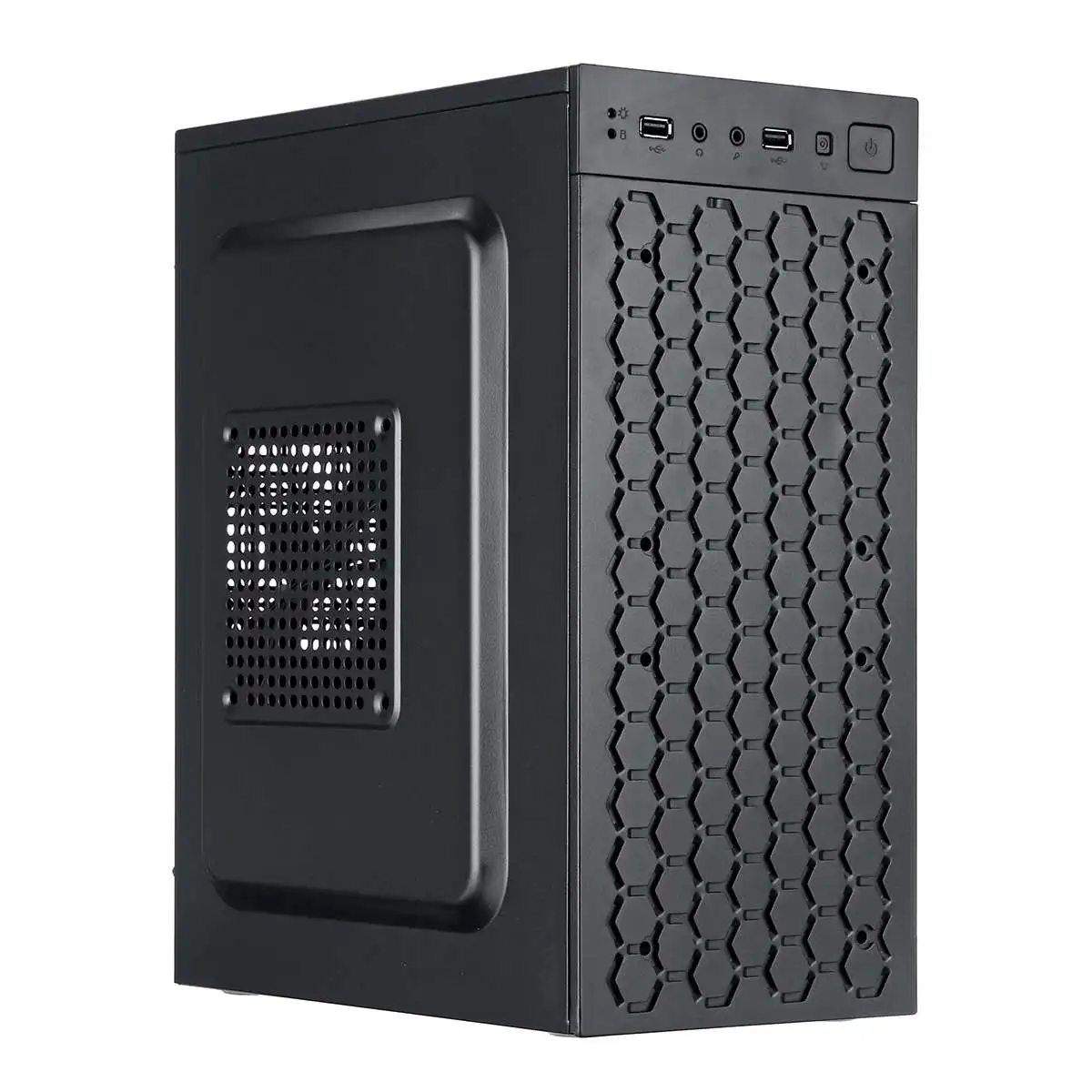 New Computer Chassis Mini PC Case USB2.0 Chassis Support 3.5HHD 2.5SSDS CPU Radiator Compatible with Micro/ ITX Motherboard New Computer Chassis Mini PC Case USB2.0 Chassis Support 3.5HHD 2.5SSDS CPU Radiator Compatible with Micro/ ITX Motherboard