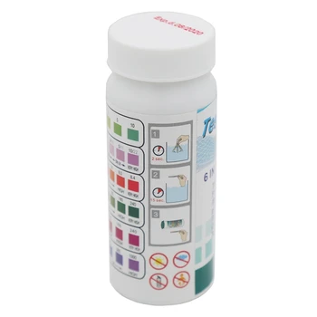 50pcs 6-in-1 PH Test Strips Hardness Free Chlorine Alkalinity Cyanuric Acid Monitoring Tester for Swimming Pool Testing Paper
50pcs 6-in-1 PH Test Strips Hardness Free Chlorine Alkalinity Cyanuric Acid Monitoring Tester for Swimming Pool Testing Paper