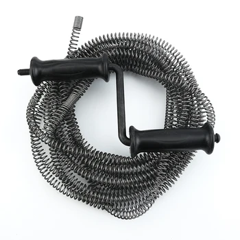 10m Long Handle Sewer Sink Spring Drain Pipe Cleaner,Drain Cleaner Snake Compression Springs, 2mm *13mm Out Diameter*10m Length
10m Long Handle Sewer Sink Spring Drain Pipe Cleaner,Drain Cleaner Snake Compression Springs, 2mm *13mm Out Diameter*10m Length