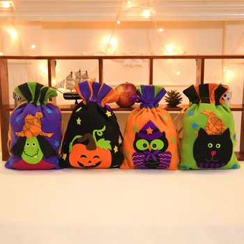 10pcs Halloween holiday Birthday party decoration kids candy box draw string Burlap gift bag handbag witch Party dress up props
10pcs Halloween holiday Birthday party decoration kids candy box draw string Burlap gift bag handbag witch Party dress up props