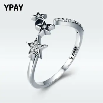 YPAY Real 925 Sterling Silver Stackable Rings Women Zircon Stars Adjustable Ring Bague Fine Jewelry 2019 New Arrival YMR199
YPAY Real 925 Sterling Silver Stackable Rings Women Zircon Stars Adjustable Ring Bague Fine Jewelry 2019 New Arrival YMR199