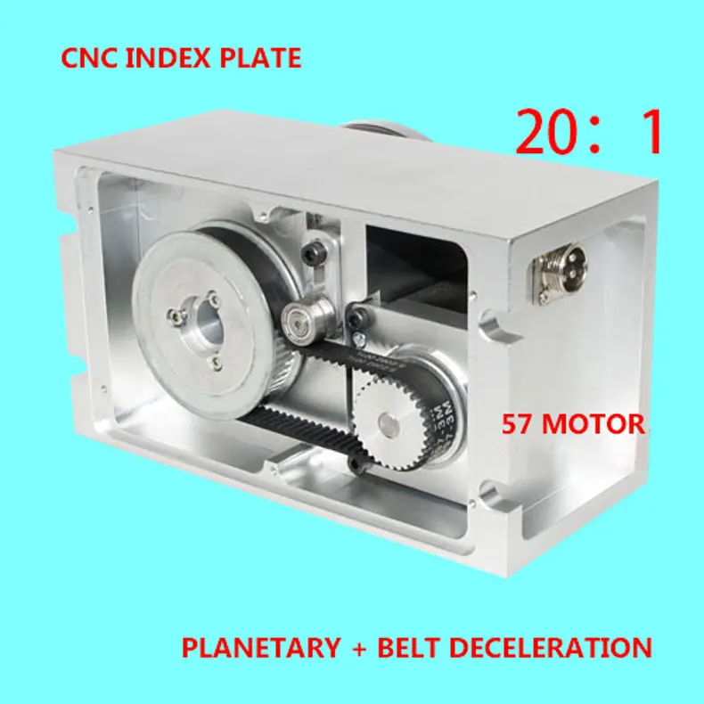 

Indexing plate, L90-20-100 A axis, rotating axis, CNC indexing plate, high-precision planetary reducer, 20:1