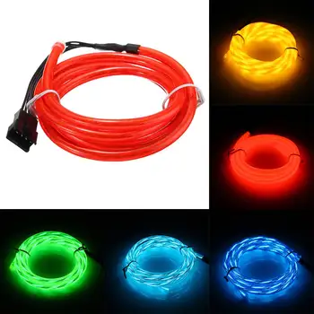 100CM Waterproof LED Strip Light Neon Light Glow EL Wire Rope Tube Cable+Controller For Car Decoration Party
100CM Waterproof LED Strip Light Neon Light Glow EL Wire Rope Tube Cable+Controller For Car Decoration Party