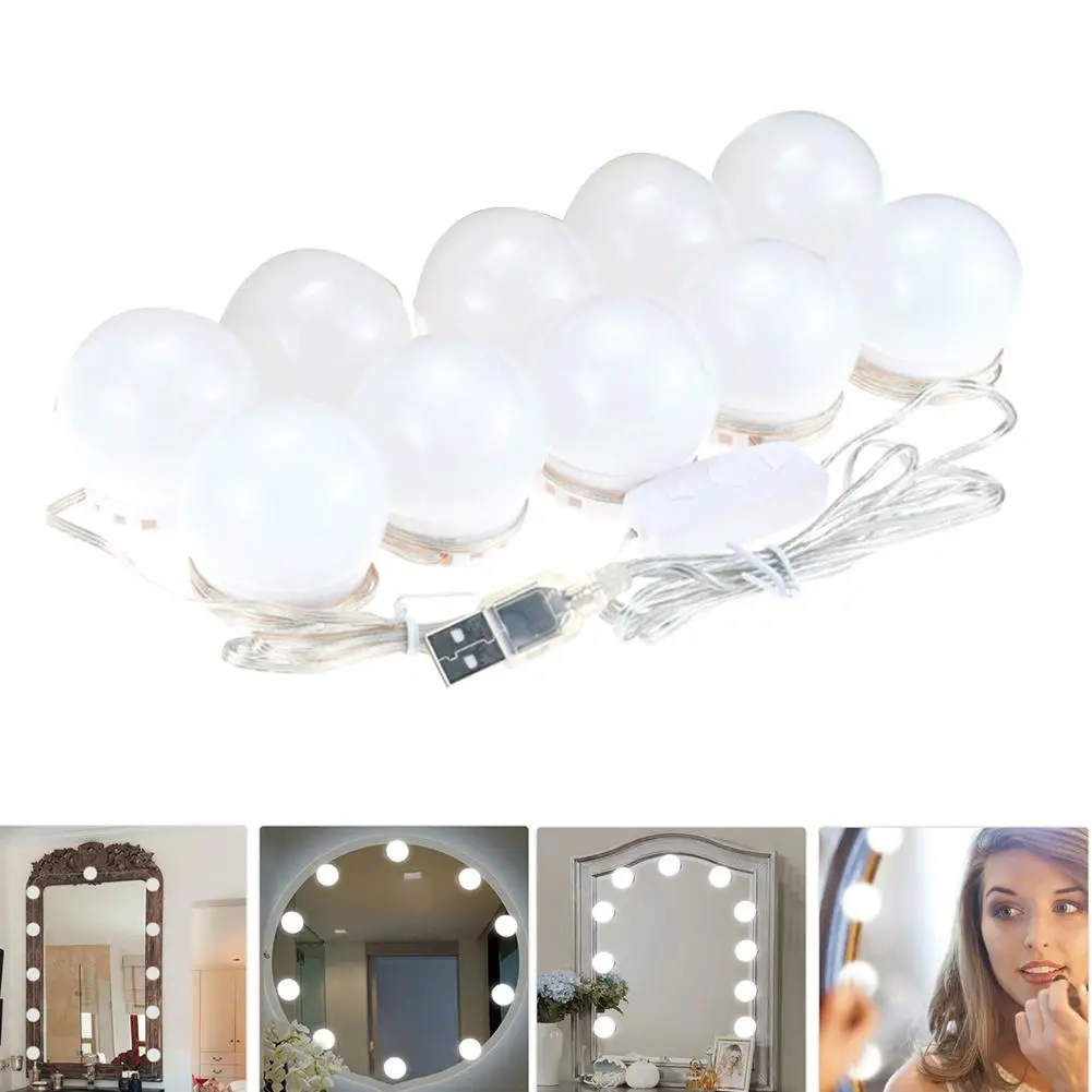 Hollywood LED Vanity Makeup Mirror Light Kit USB Charging Bulbs Lighting Fixture
Hollywood LED Vanity Makeup Mirror Light Kit USB Charging Bulbs Lighting Fixture