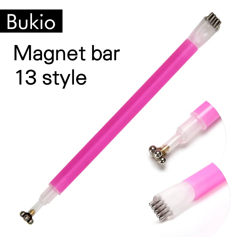 Bukio 1 шт. двойная головка сильная Магнитная палка все для маникюра и дизайна