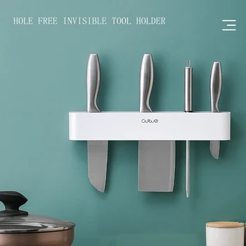 Wall Mounted Knife Scissors Holder Container Cutlery Blade Tube Shelf Knife Block Knife Stand Kitchen Cooktops Knife Storage Box 
Wall Mounted Knife Scissors Holder Container Cutlery Blade Tube Shelf Knife Block Knife Stand Kitchen Cooktops Knife Storage Box