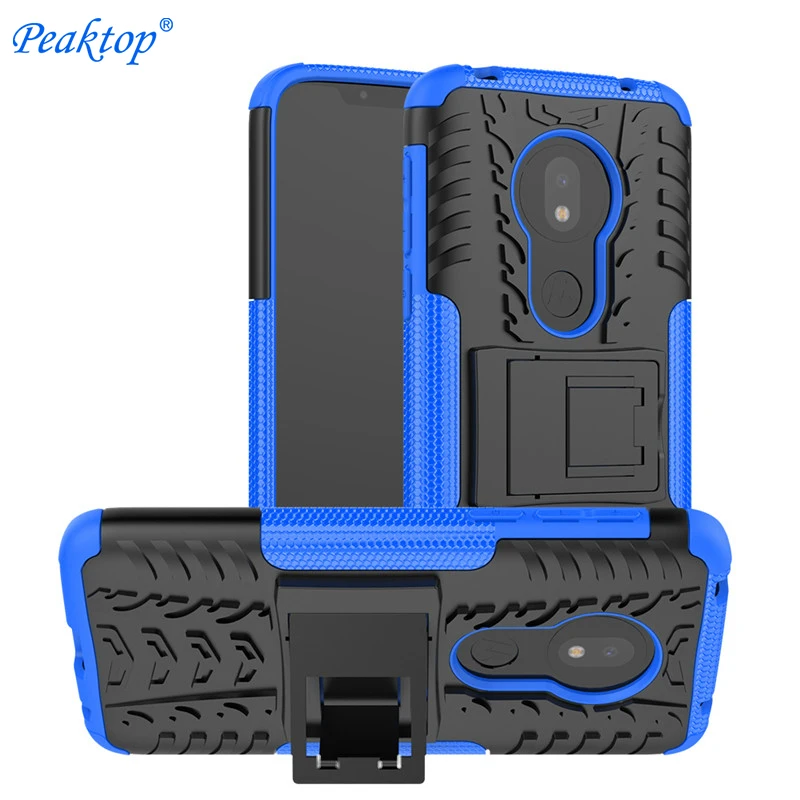

For Motorola G7 Play / G7 Power Rugged Dual Layer Armor Hybrid Hard Cover For Moto G5S G6 Plus E5 Z3 Z4 Play X4 Case P30 Note