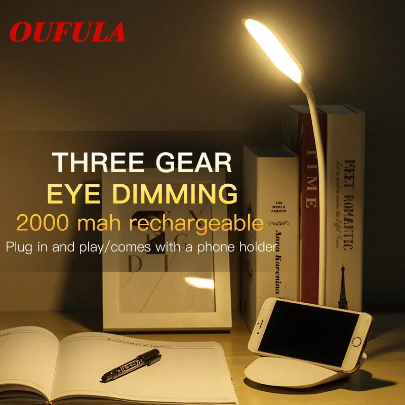 USB Rechargeable LED Desk Lights Flexible Table Lamps Eye Protection Adjustable Touch Sensor Control For Children Kids Reading
USB Rechargeable LED Desk Lights Flexible Table Lamps Eye Protection Adjustable Touch Sensor Control For Children Kids Reading
