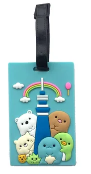 Cartoon すみっコぐらし Luggage Tag Travel Accessories Silica Gel Suitcase ID Address Holder Baggage Boarding Tag Portable Label Bag 
Cartoon すみっコぐらし Luggage Tag Travel Accessories Silica Gel Suitcase ID Address Holder Baggage Boarding Tag Portable Label Bag