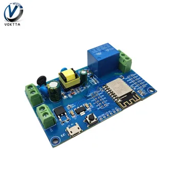 AC/DC Power Supply ESP8266 WiFi Single Channel Relay Module ESP-12F Development Board AC90-250V DC7-12V USB 5V for Arduino
AC/DC Power Supply ESP8266 WiFi Single Channel Relay Module ESP-12F Development Board AC90-250V DC7-12V USB 5V for Arduino