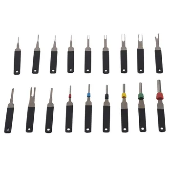 18 Kits Wire Electrical Harness Terminal Removal Tools Stainless Steel Wiring Crimp Connector Pin Extractor Retractor
18 Kits Wire Electrical Harness Terminal Removal Tools Stainless Steel Wiring Crimp Connector Pin Extractor Retractor