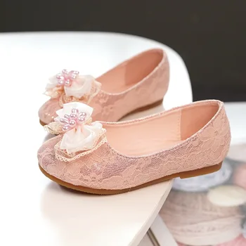 Bowknot Pearl Children Flat Shoes Girl Party Shoes Pink Princess Shoes New Style Lace Flower Girls Dress Shoes Slip on Loafers
Bowknot Pearl Children Flat Shoes Girl Party Shoes Pink Princess Shoes New Style Lace Flower Girls Dress Shoes Slip on Loafers