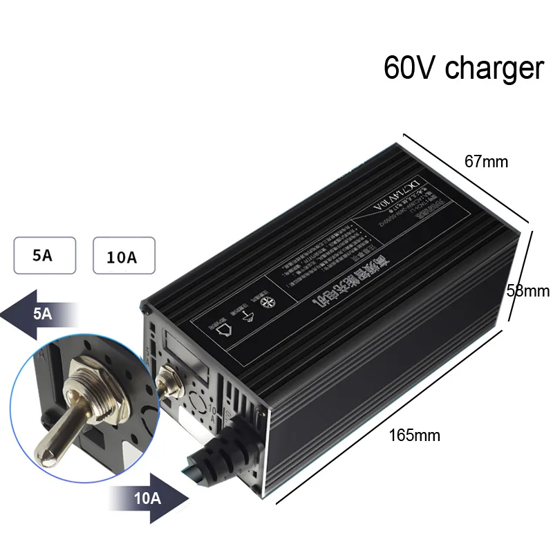 60V 10A Charge 16s 67.2V 5A Li Ion Charger 73v 20S Lifepo4 5A 10A Adjustable Charger Lithium Ion Lifepo4 LTO Charger Lead Acid
60V 10A Charge 16s 67.2V 5A Li Ion Charger 73v 20S Lifepo4 5A 10A Adjustable Charger Lithium Ion Lifepo4 LTO Charger Lead Acid
