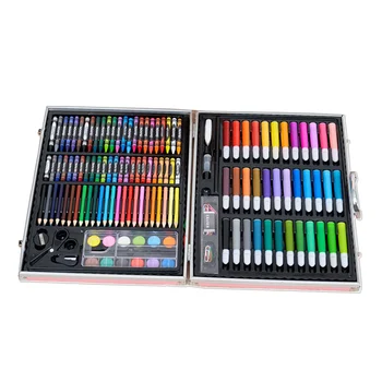 150 Pcs Aluminum Box Drawing Set Colored Pencil Watercolor Markers For Painting Professional Children Drawing Pen Art Supplies
150 Pcs Aluminum Box Drawing Set Colored Pencil Watercolor Markers For Painting Professional Children Drawing Pen Art Supplies