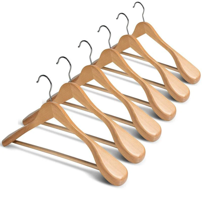 6pcs Retro Wooden Clothes Hangers Home Laundry Hang Hanger Wide Shoulder Suit Coat Clothes Hanging Rack
6pcs Retro Wooden Clothes Hangers Home Laundry Hang Hanger Wide Shoulder Suit Coat Clothes Hanging Rack