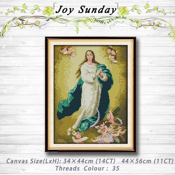 

Virgin Mary angel baby home decor Patterns 14CT11CT Counted Cross Stitch Sets embroidery set Needlework kit chinese cross stitch