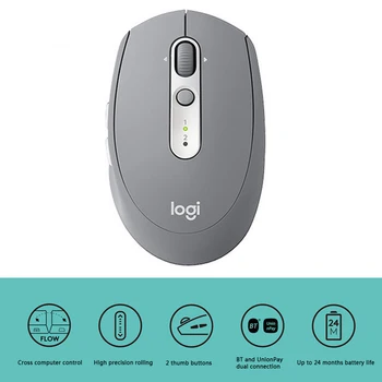 Logitech M590 Mute Wireless Mouse Unifying Bluetooth Dual Mode Optical Silent Mouse 1000 DPI 2 Buttons Office Mouse Gaming Mice
Logitech M590 Mute Wireless Mouse Unifying Bluetooth Dual Mode Optical Silent Mouse 1000 DPI 2 Buttons Office Mouse Gaming Mice